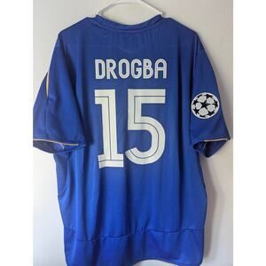 Chelsea Drogba 2005/06 Home Jersey XXL UCL Fully Patched Umbro Vintage
